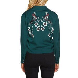 1.STATE Bird Embroidered Lightweight Jacket XS Revolve‎